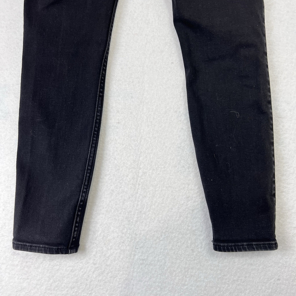 Abercrombie & Fitch Size 29/8 Harper Mid Rise Jean Legging Stretch Black - Picture 9 of 10